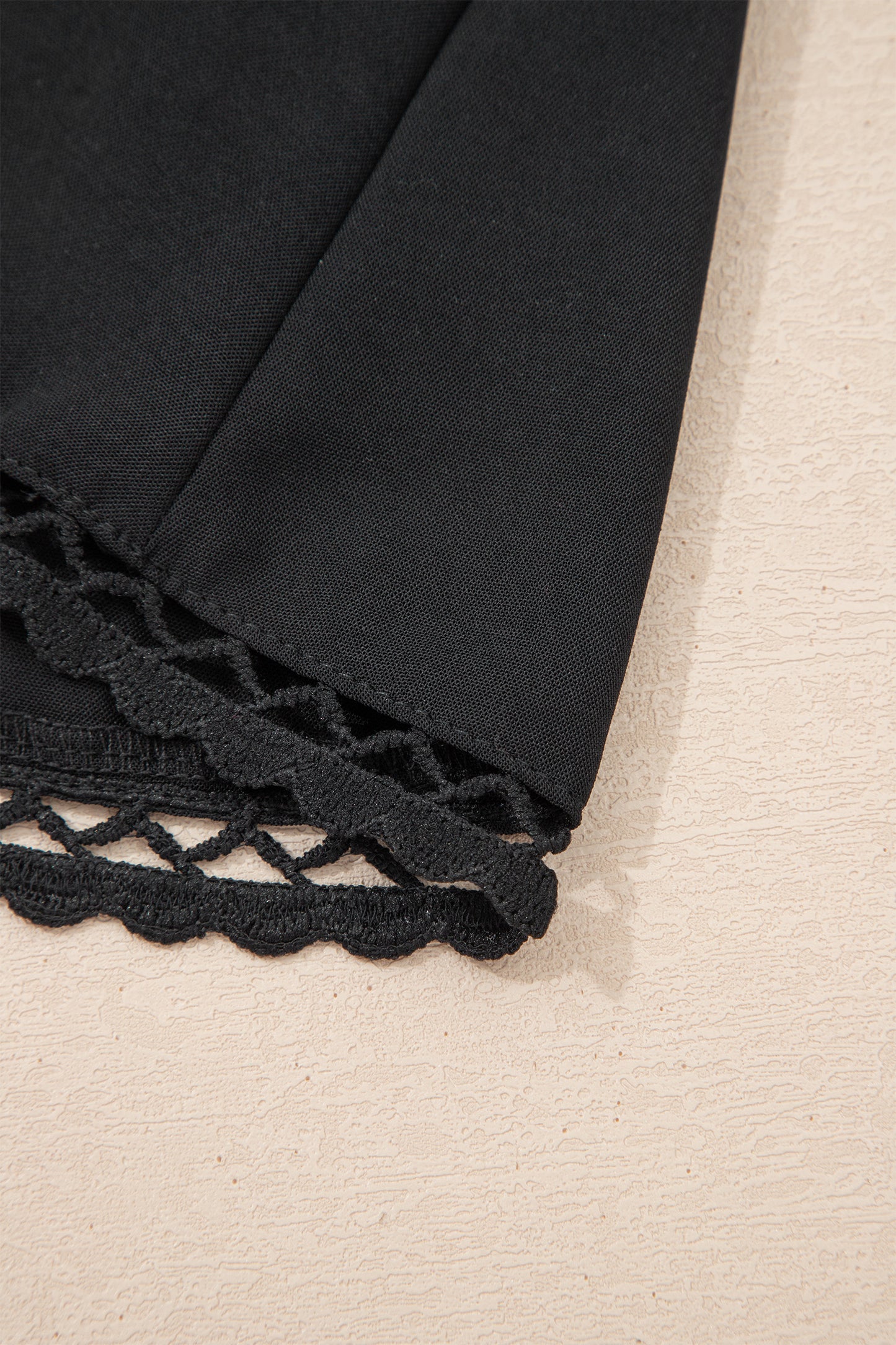 Lace Trim Ruffled Skirt in Plus Size