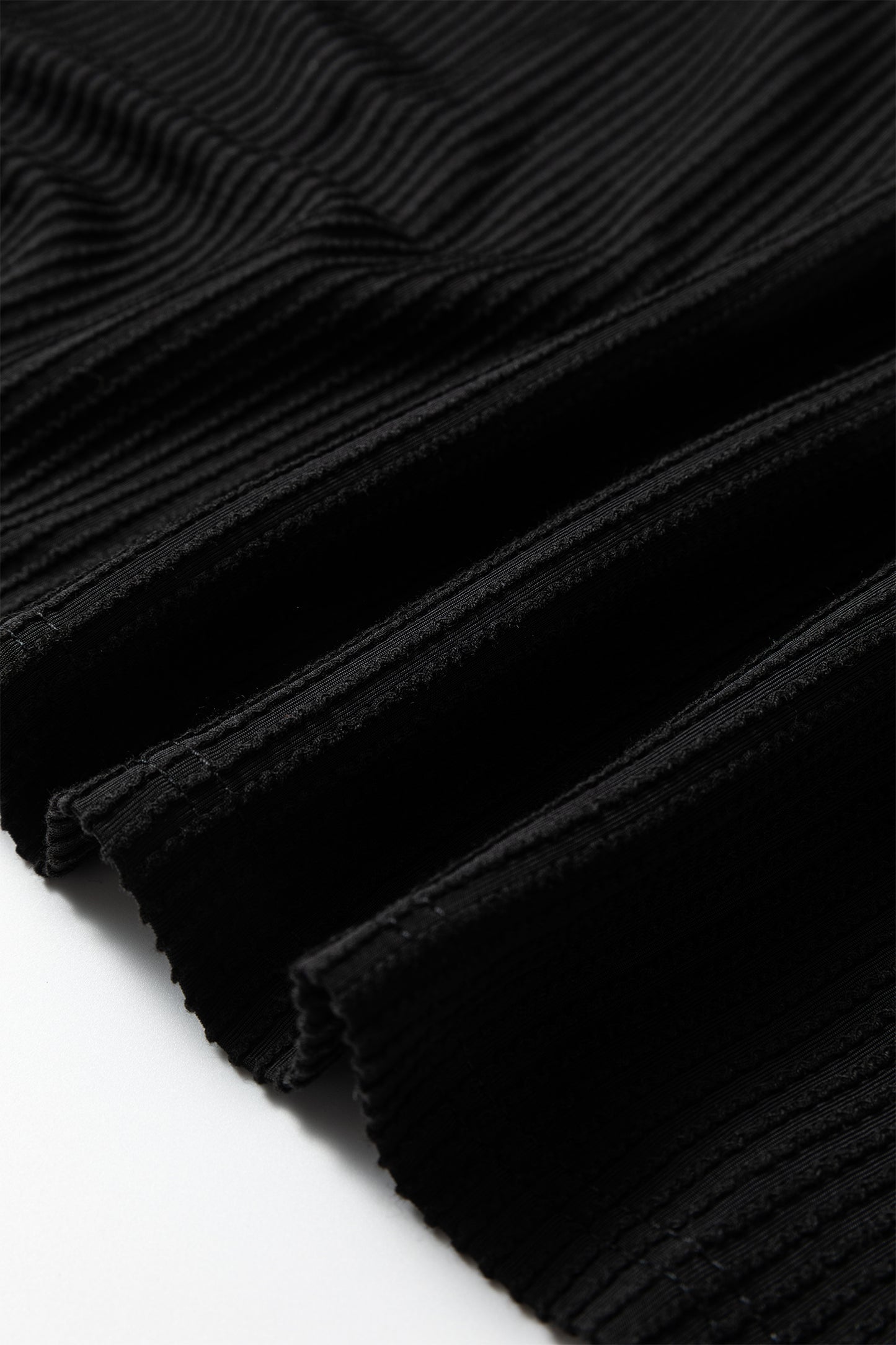 Ruffled Sleeve Ribbed Blouse in Plus Size