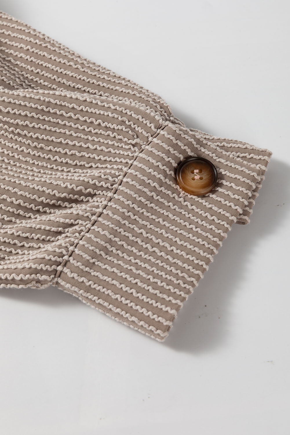 Smoke Corded Plus Size Shacket