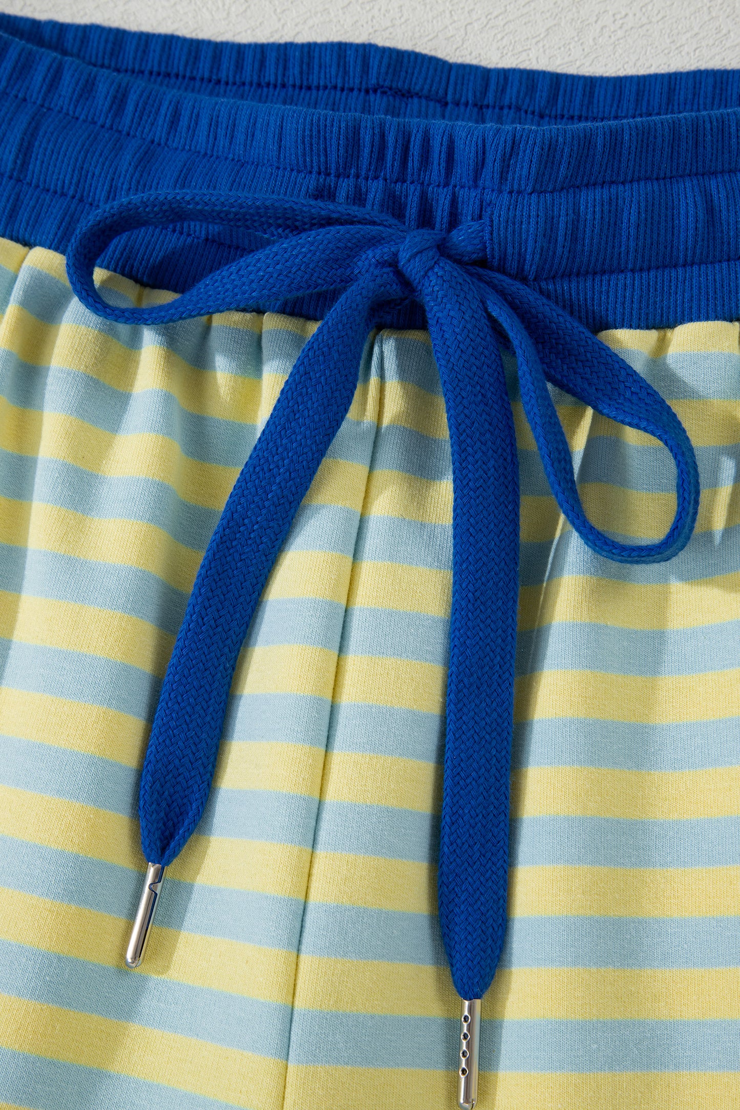 Striped Boxy Terry Shorts & Tee Set