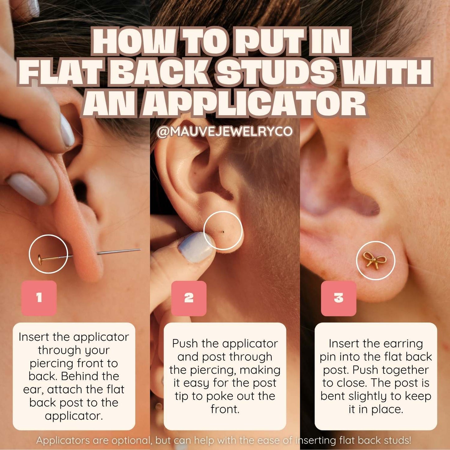 Flat Back Applicator