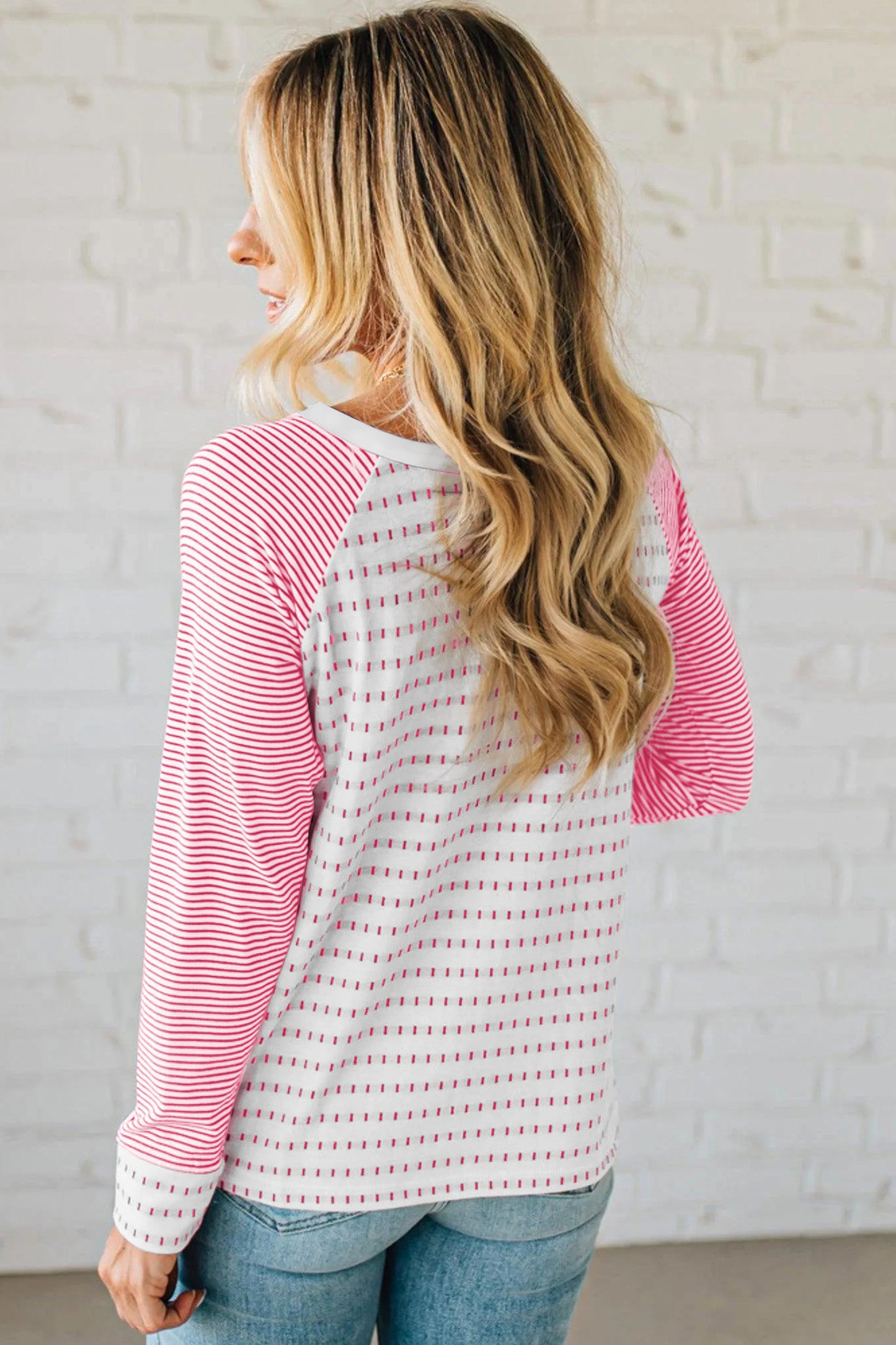 Raglan Stripes Long Sleeve Tee