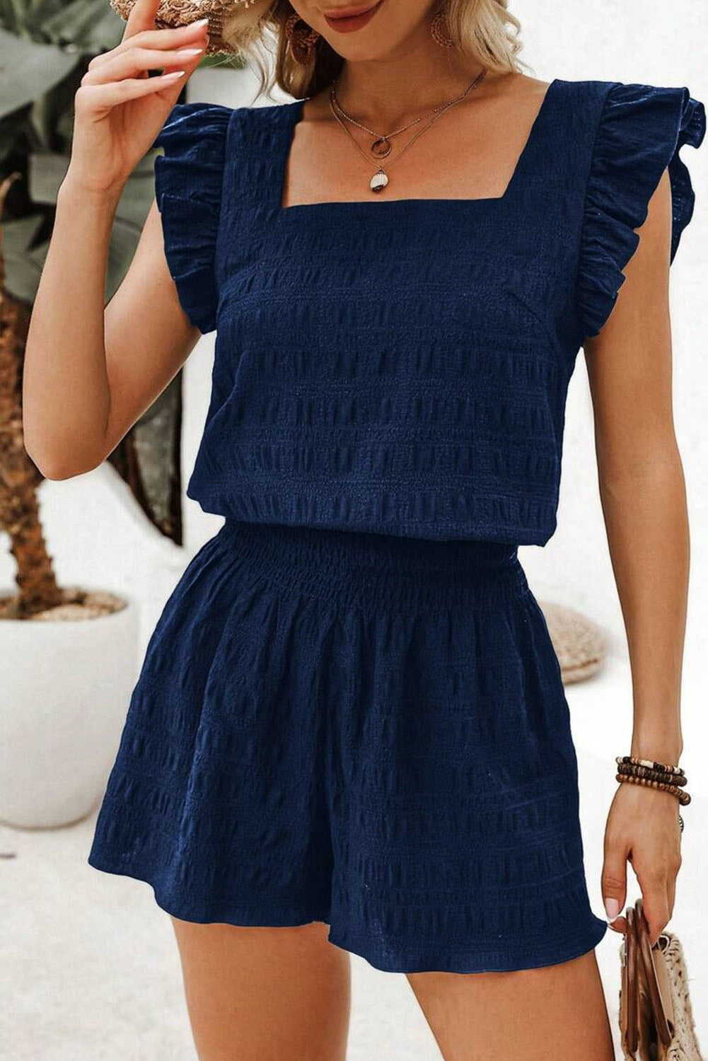Thea Textured 2pc Short Set
