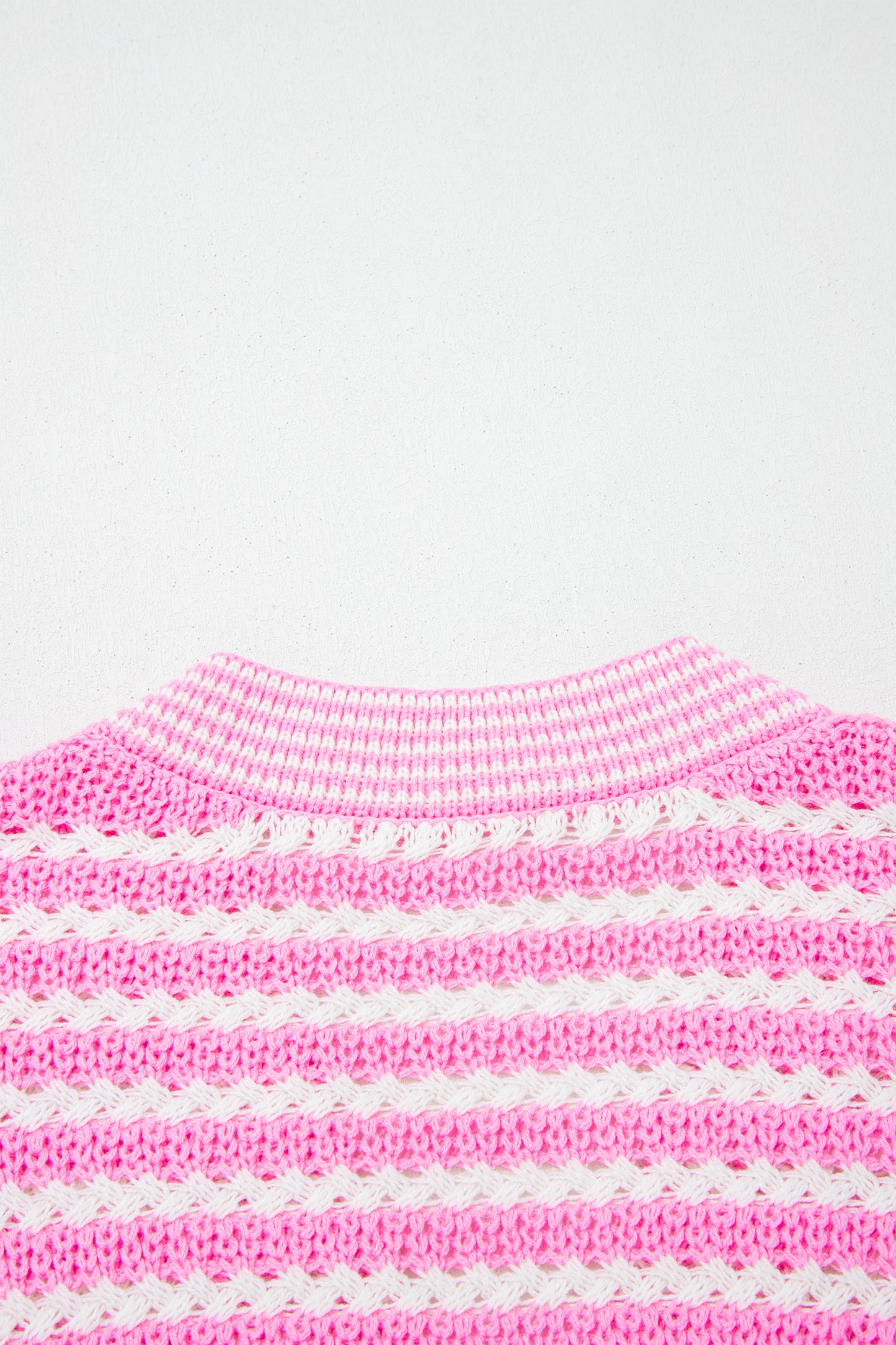 Bows and Stripes V-Neck Sweater