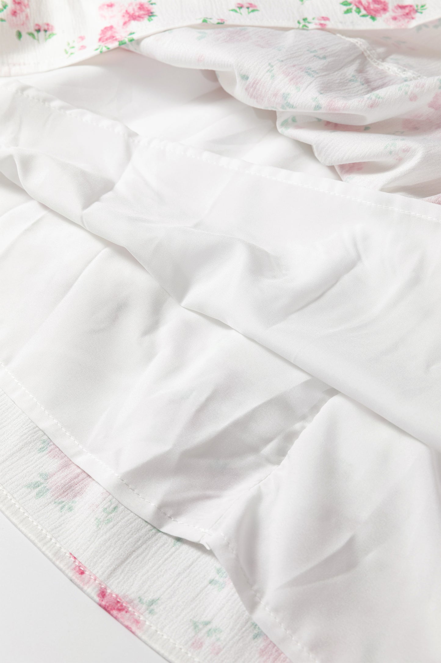 Pink Floral Babydoll Dress