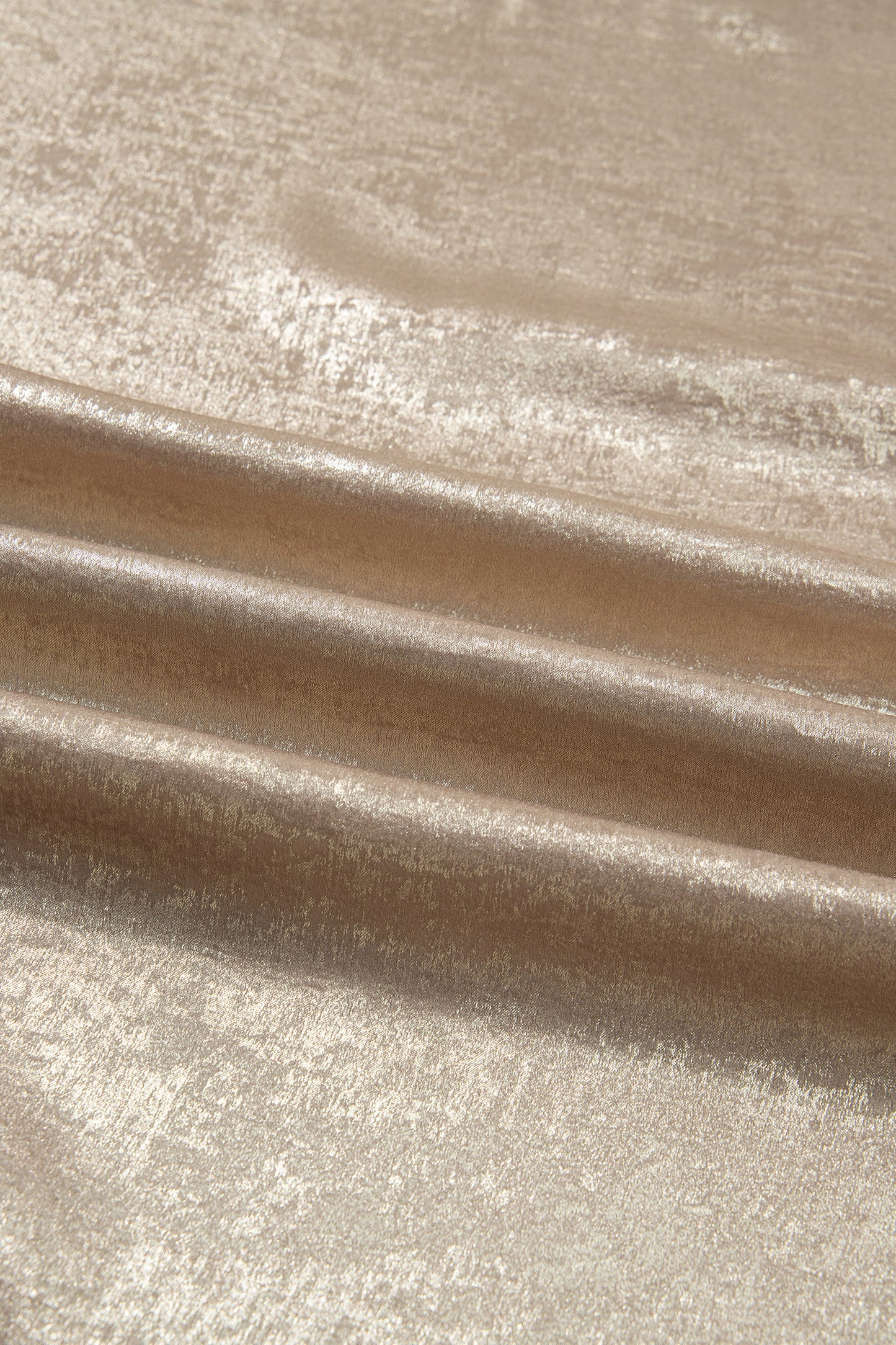 Metallic Flounce Sleeve Blouse in Plus Size