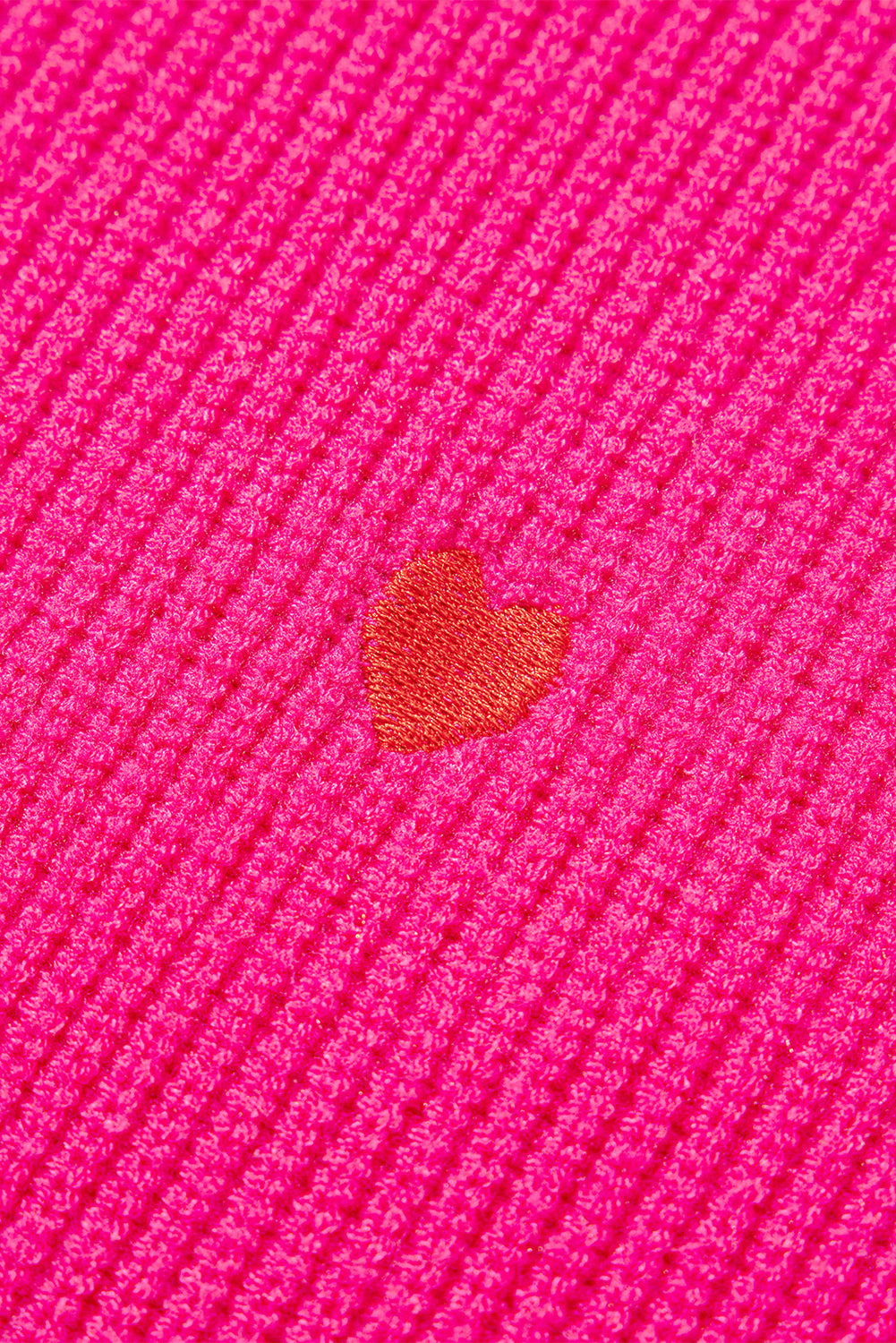 Stitched Heart Round Neck Sweater