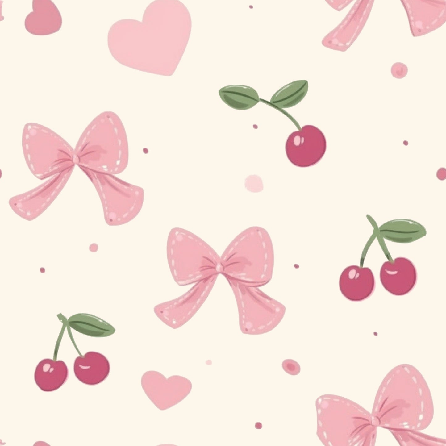 Cherries & Bows Pajamas Set