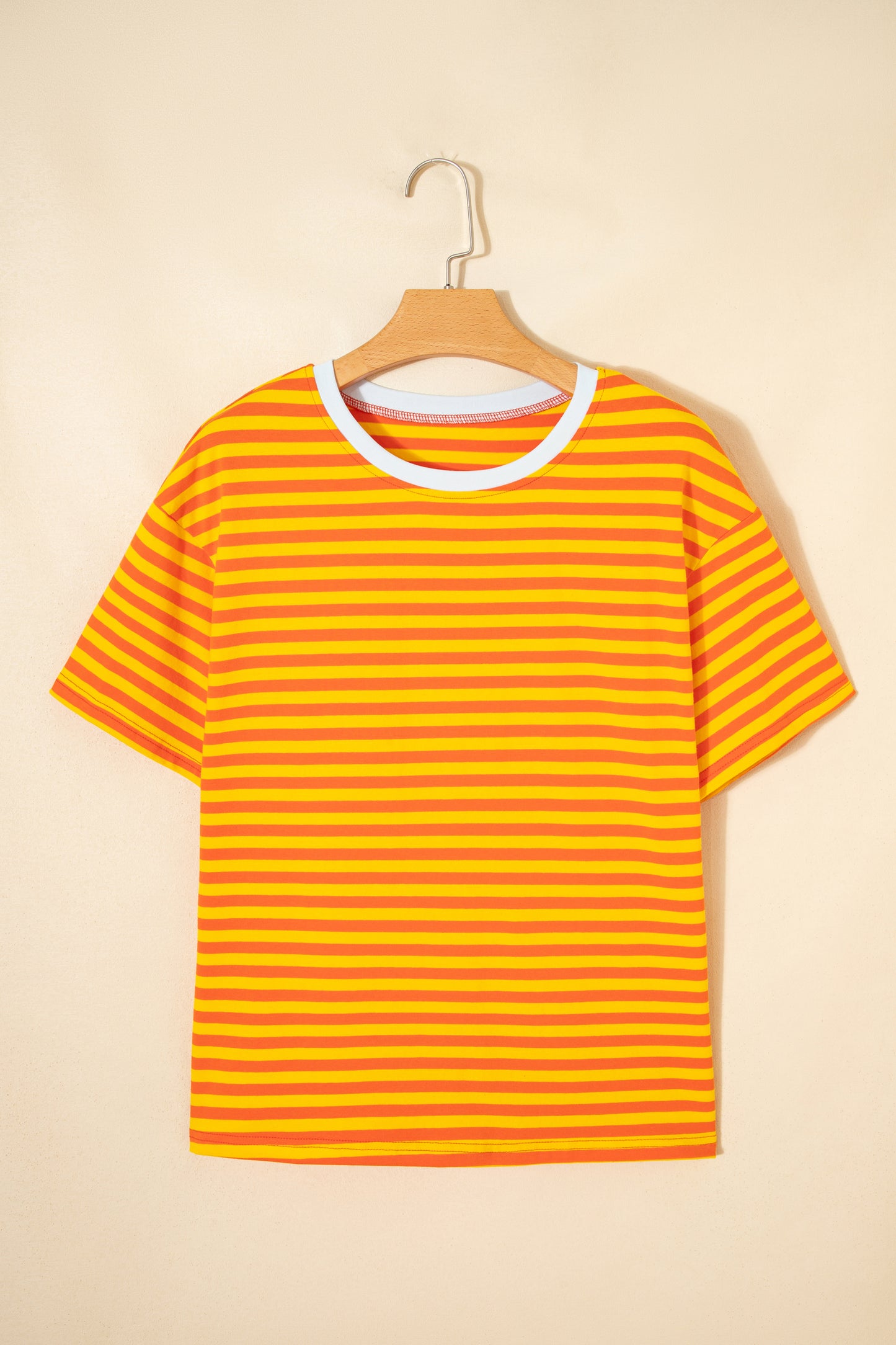 Sky Blue Striped Loose Tee
