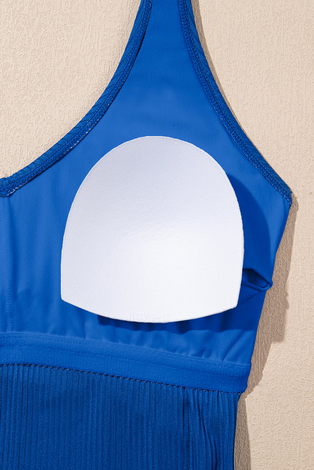 Ocean Blue Ribbed 2pc Swimsuit