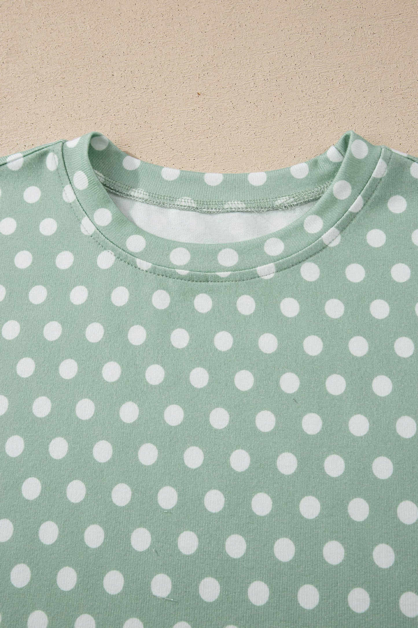 Polka Dot Print 2pc Short Set