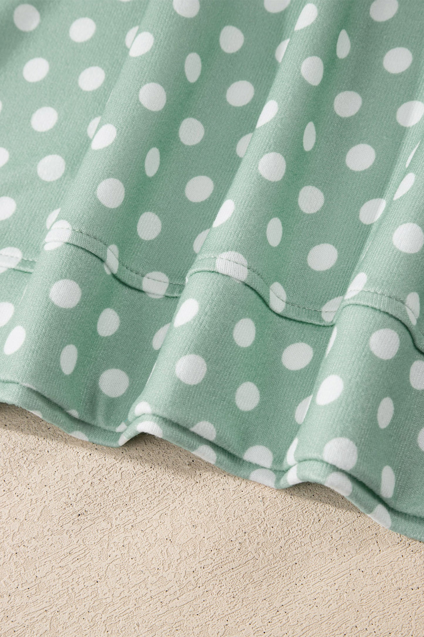 Polka Dot Print 2pc Short Set