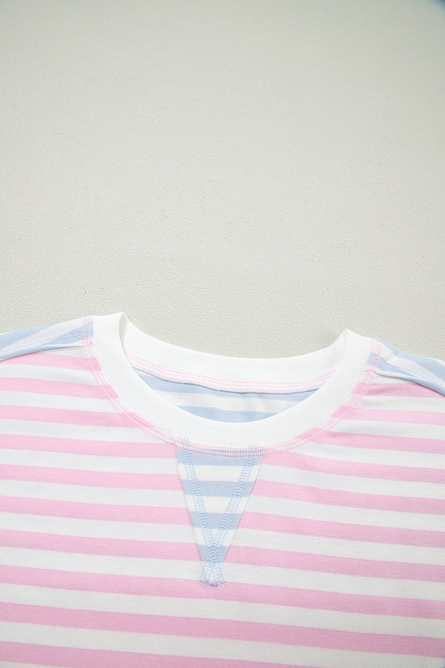 Candy Striped Oversize Tee