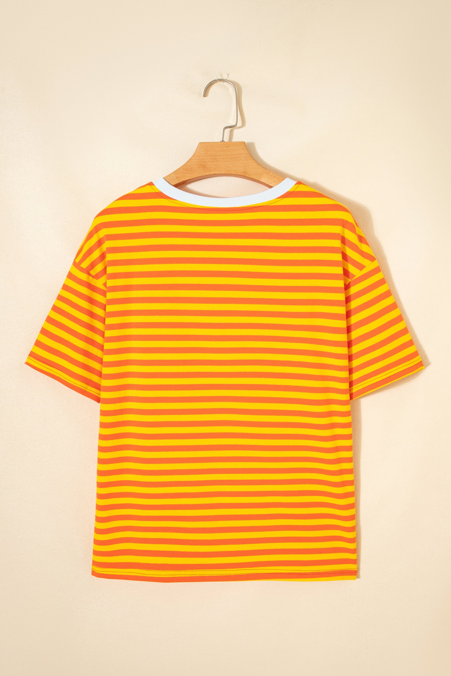 Sky Blue Striped Loose Tee