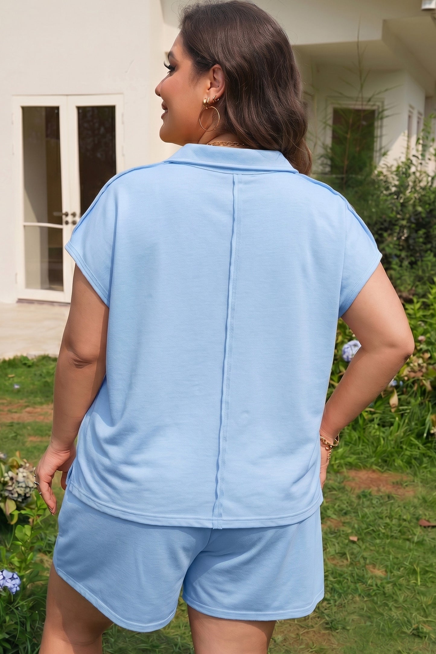 Misty 2pc Short Set in Plus Size