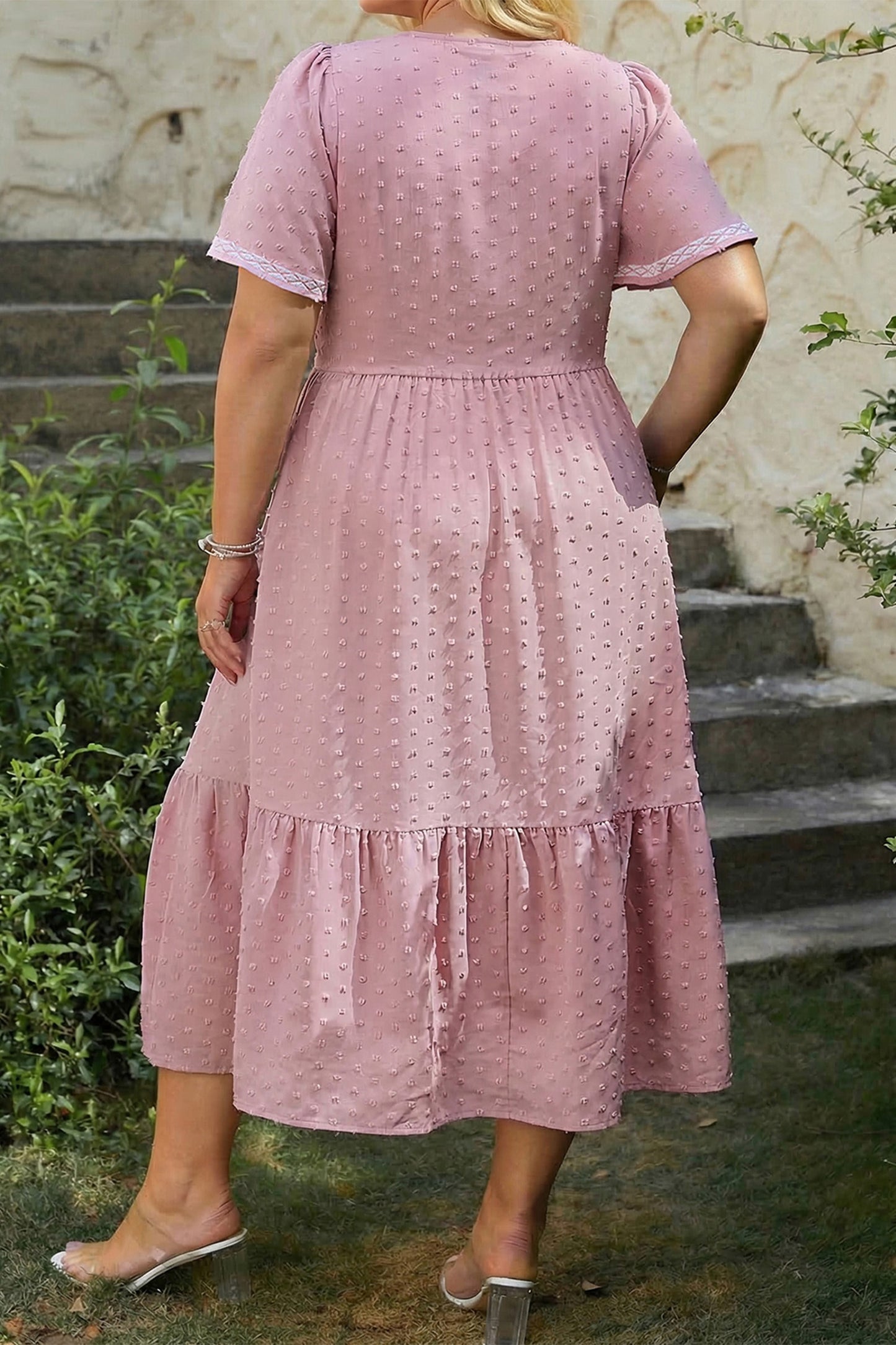 Pinkie Pie Midi Dress in Plus Size