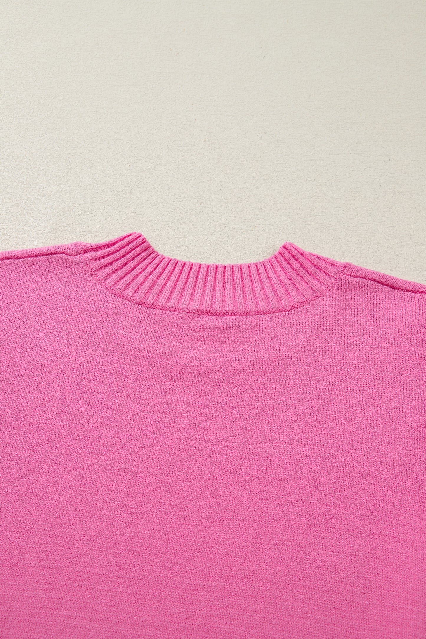 Sachet Pink Round Neck Sweater