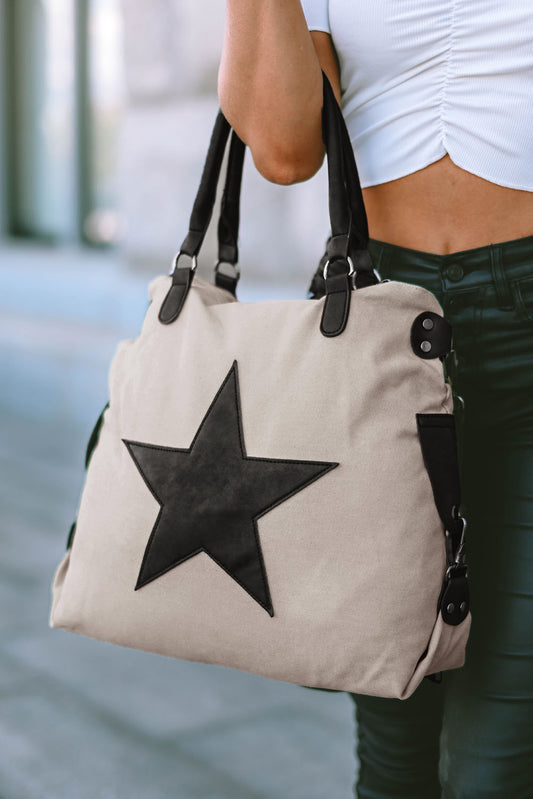 Starry Canvas Tote Bag