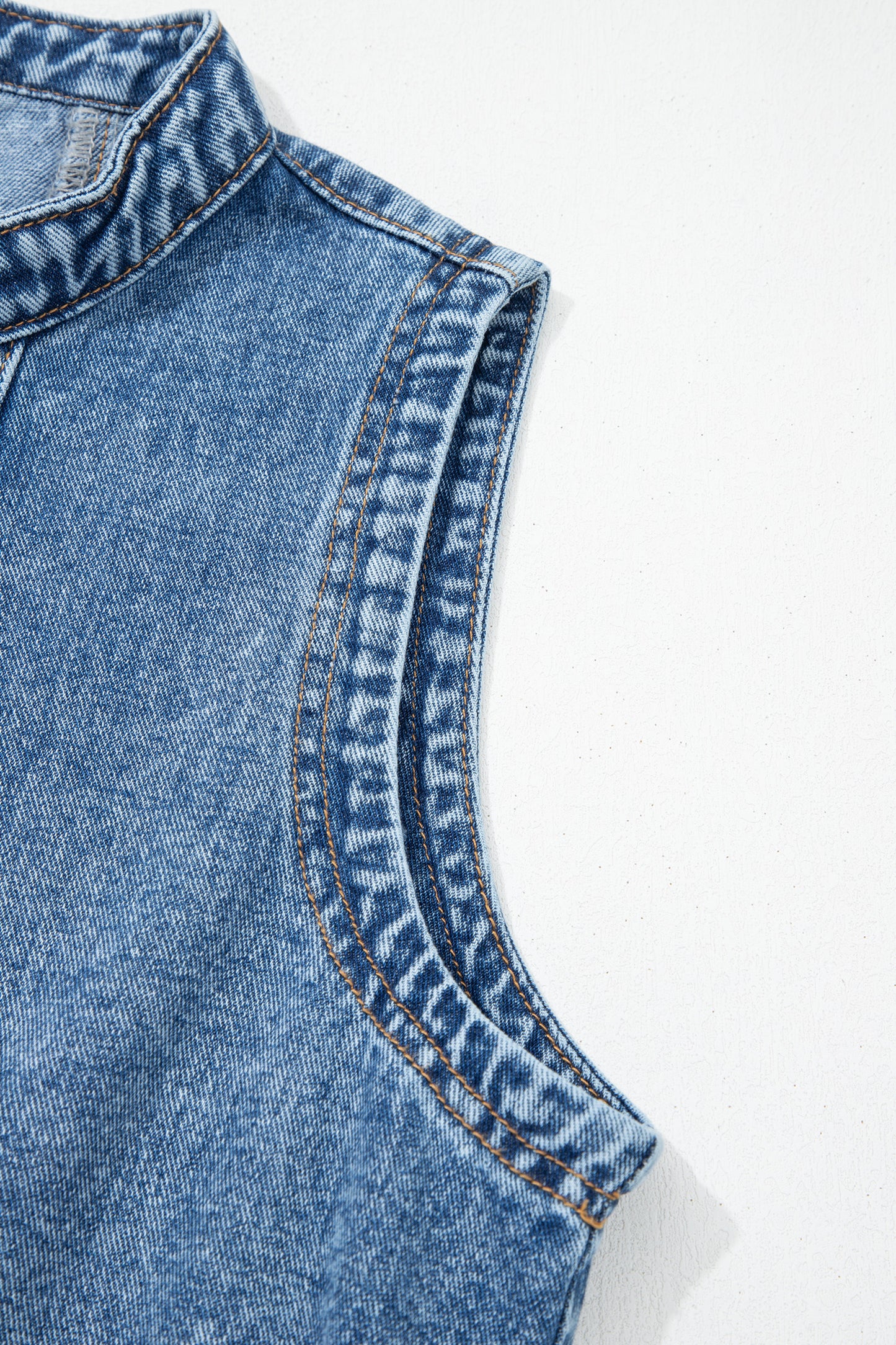 Western Button Down Denim Dress
