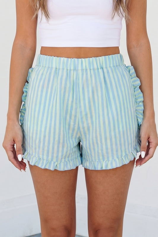 Rainey Ruffle Trim Shorts