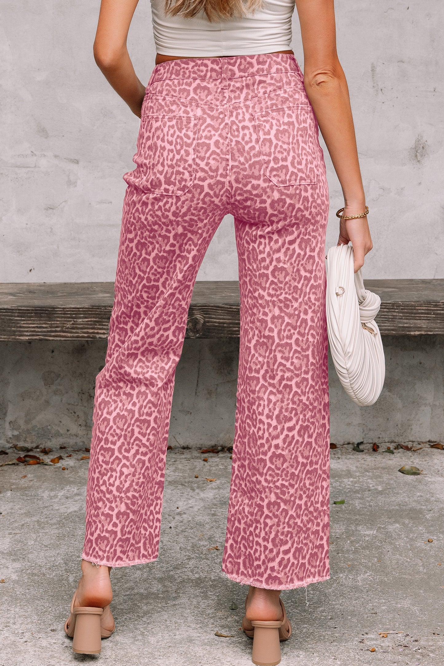 Rosie Leopard High Waist Jeans