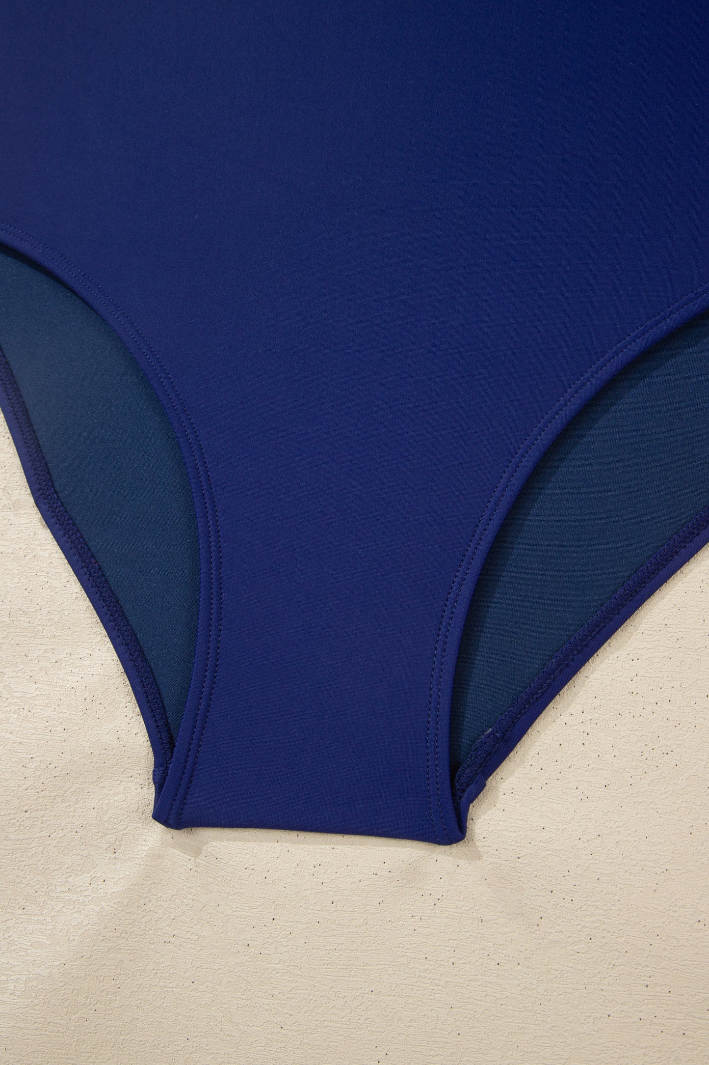 Shell Stitched High Waist Bikini Set