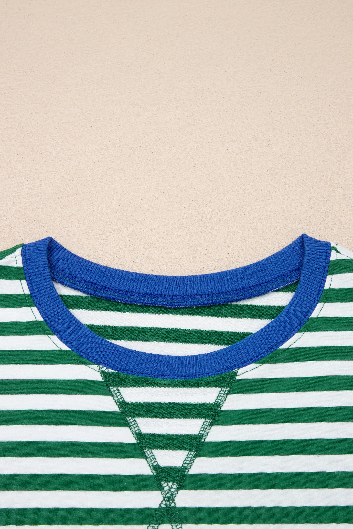 Striped Boxy Terry Shorts & Tee Set