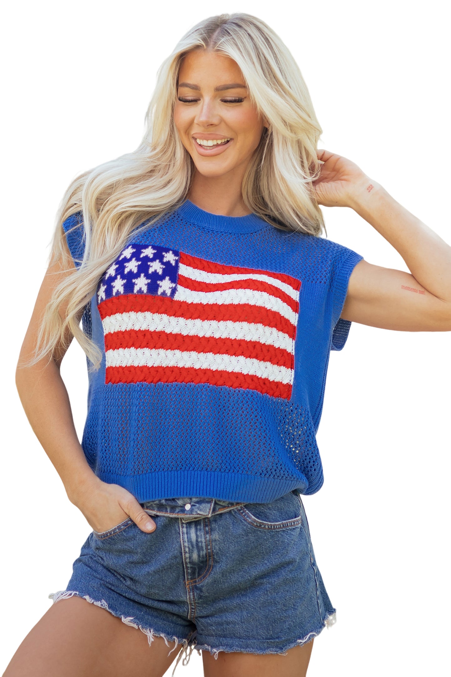 American Summer Sweater Top