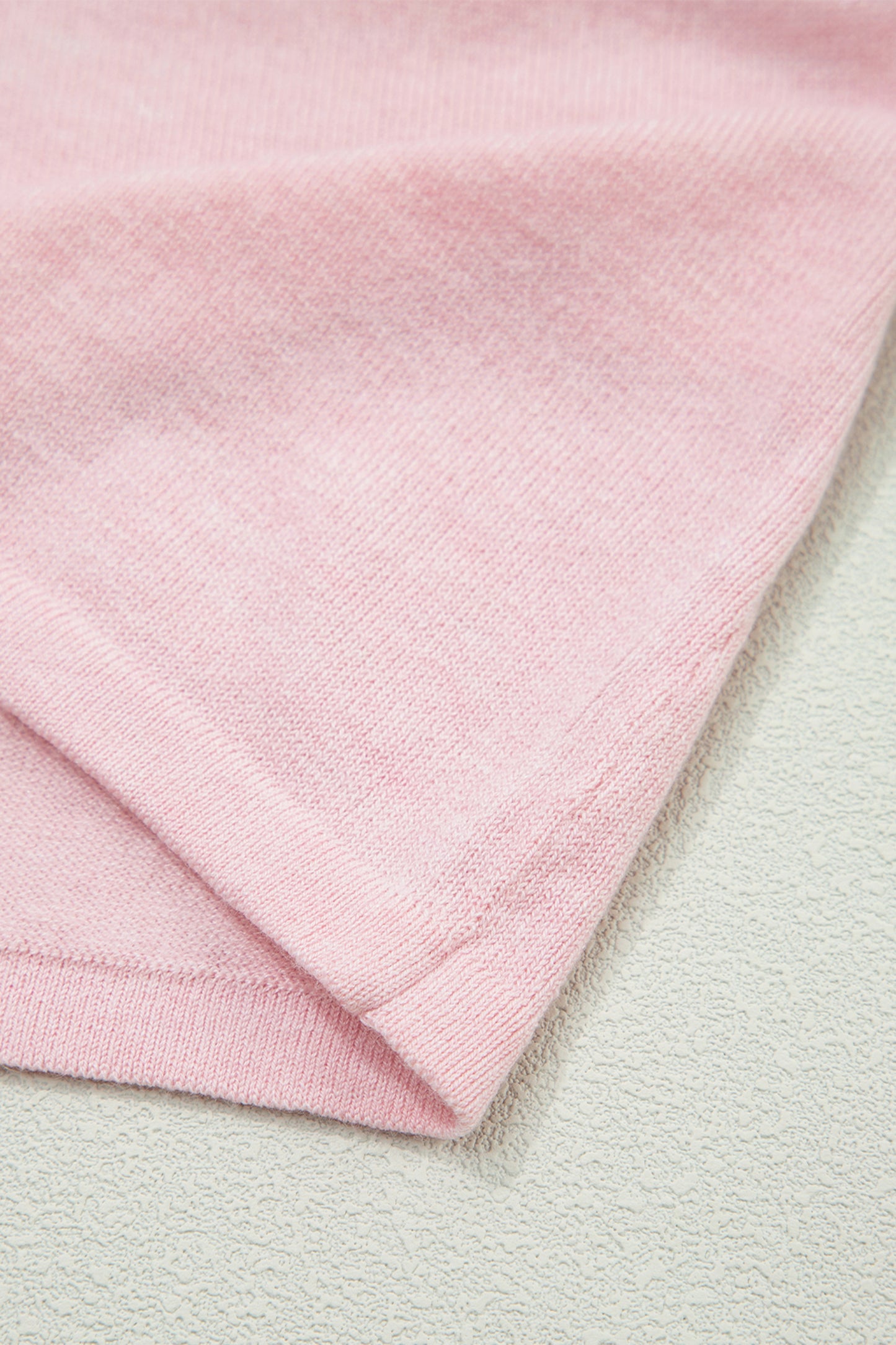 Strawberry Pink Short Sleeve Sweater
