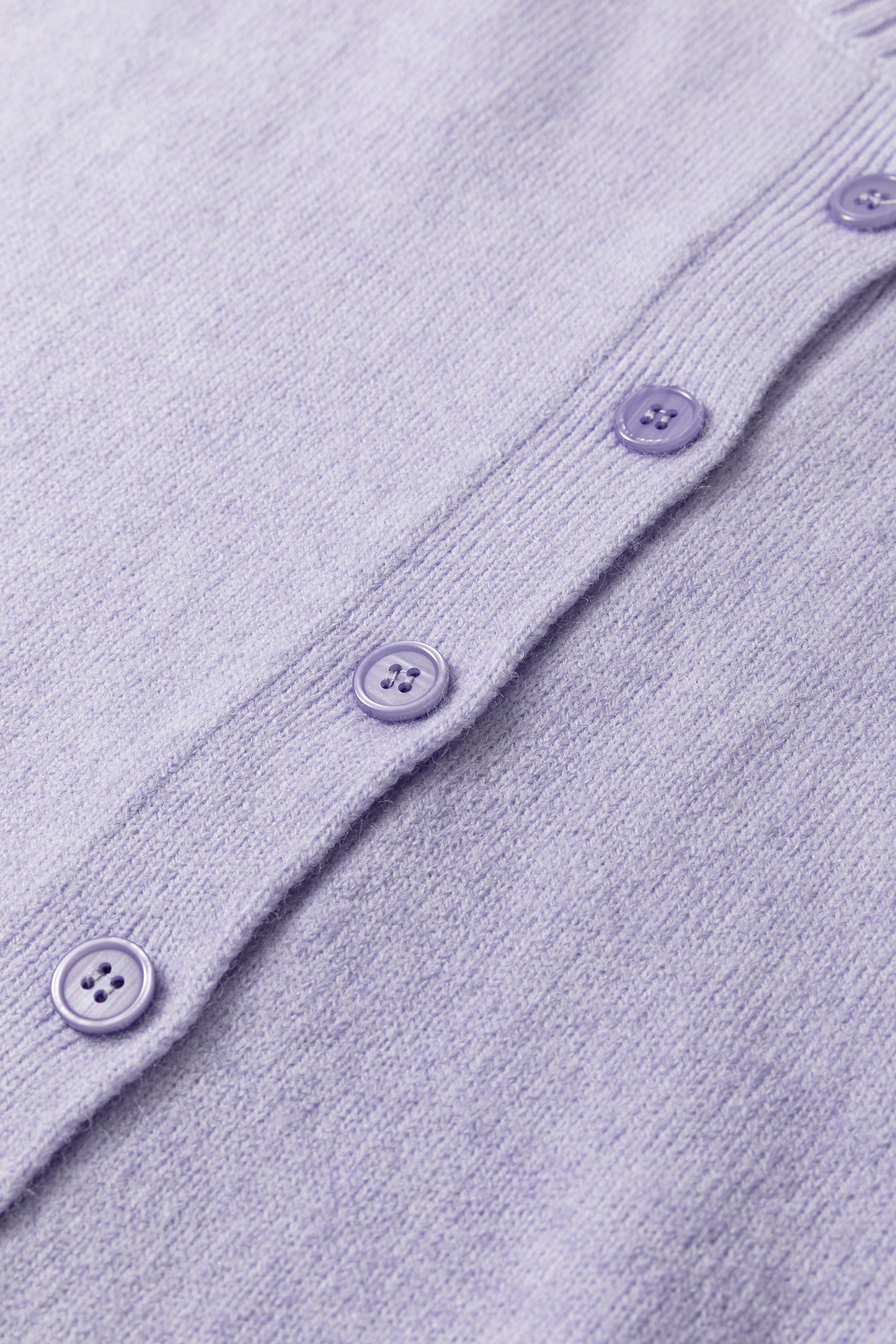 Lavender 3/4 Sleeve Cardigan