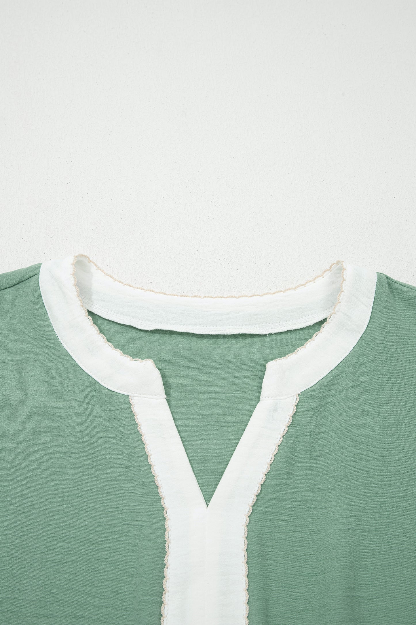 Embroidered Puff Sleeve Babydoll Blouse