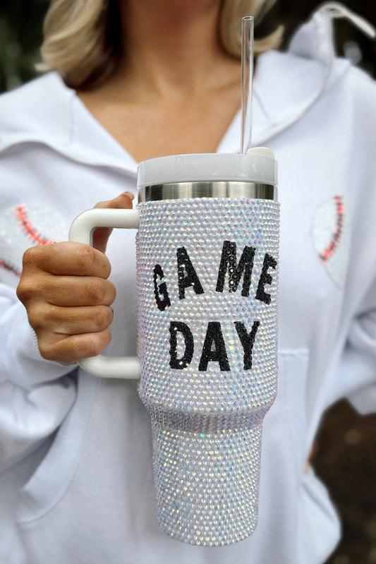 GAME DAY Rhinestone Tumbler 40oz
