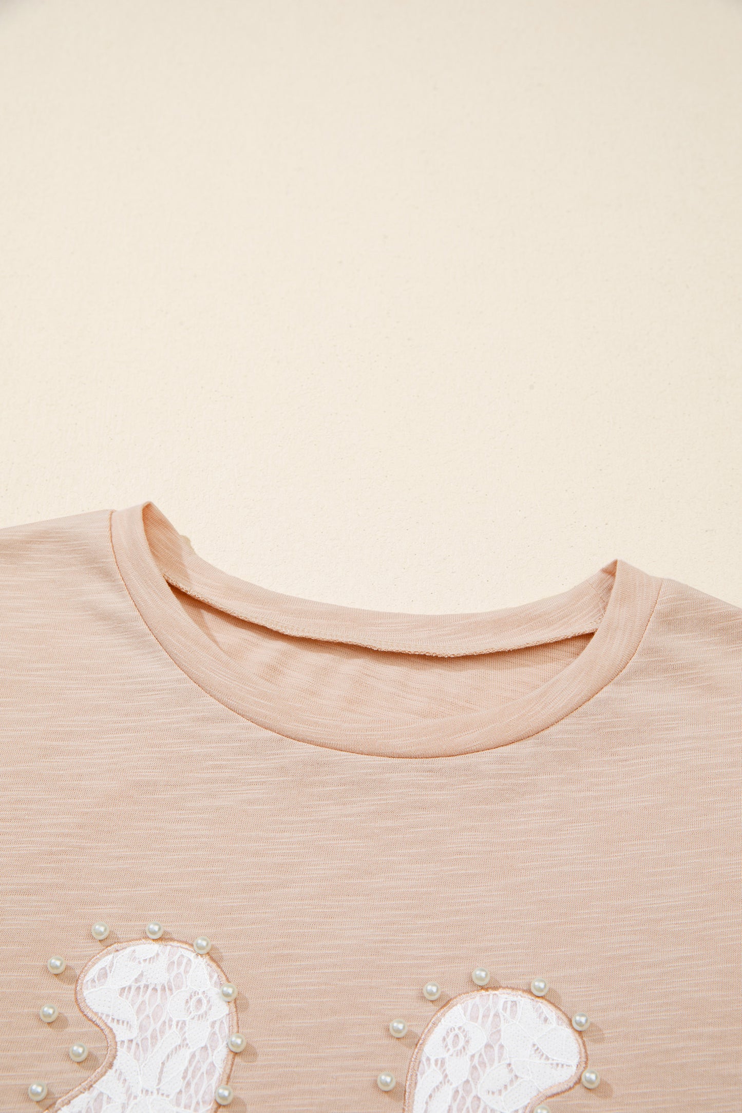 Pearl and Lace Horseshoe Tee