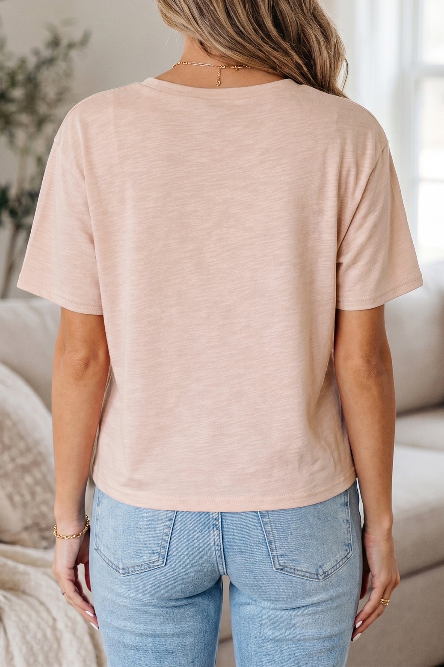 Pearl and Lace Horseshoe Tee
