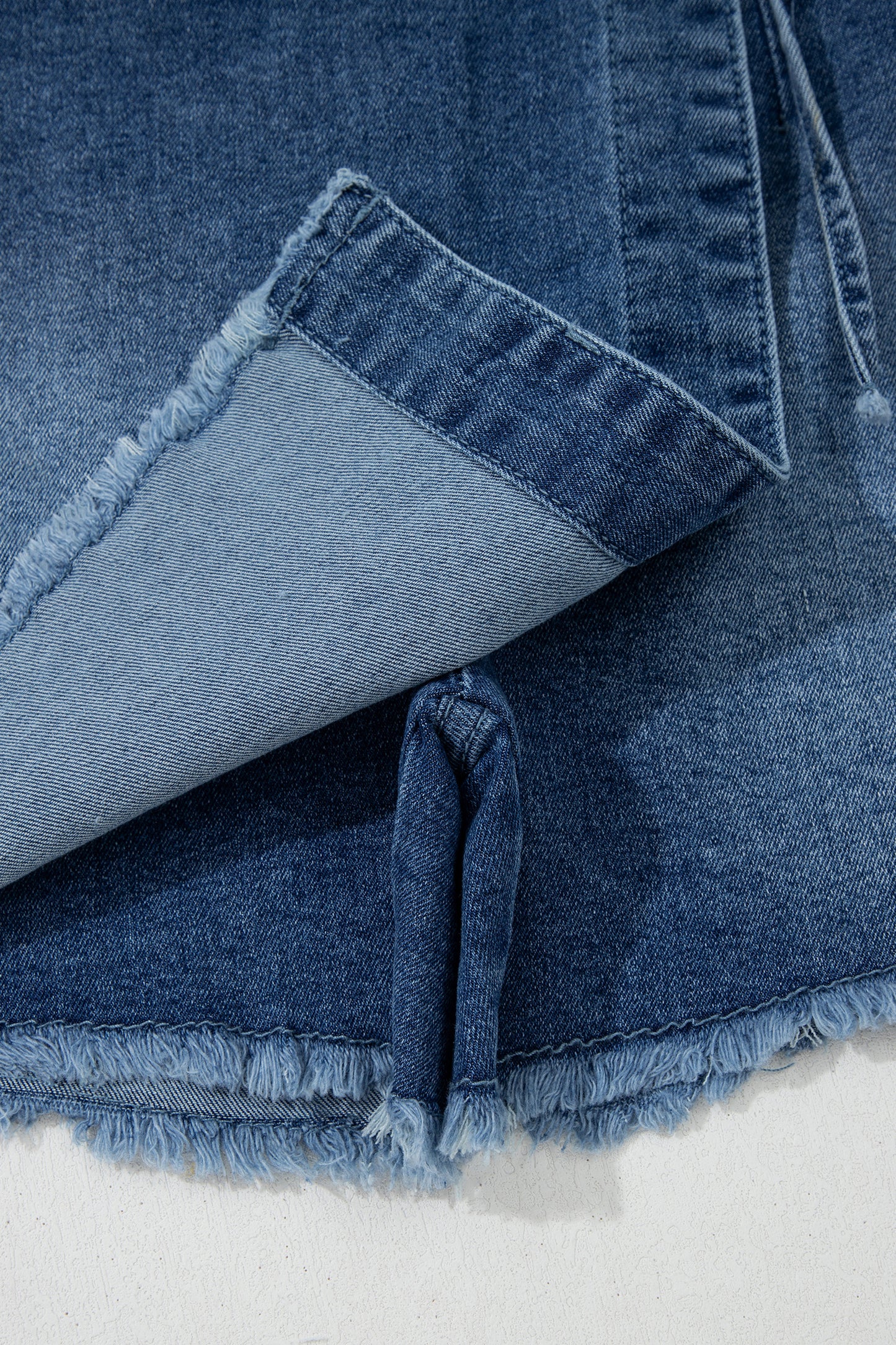 Ashleigh Blue Tie Waist Denim Skort