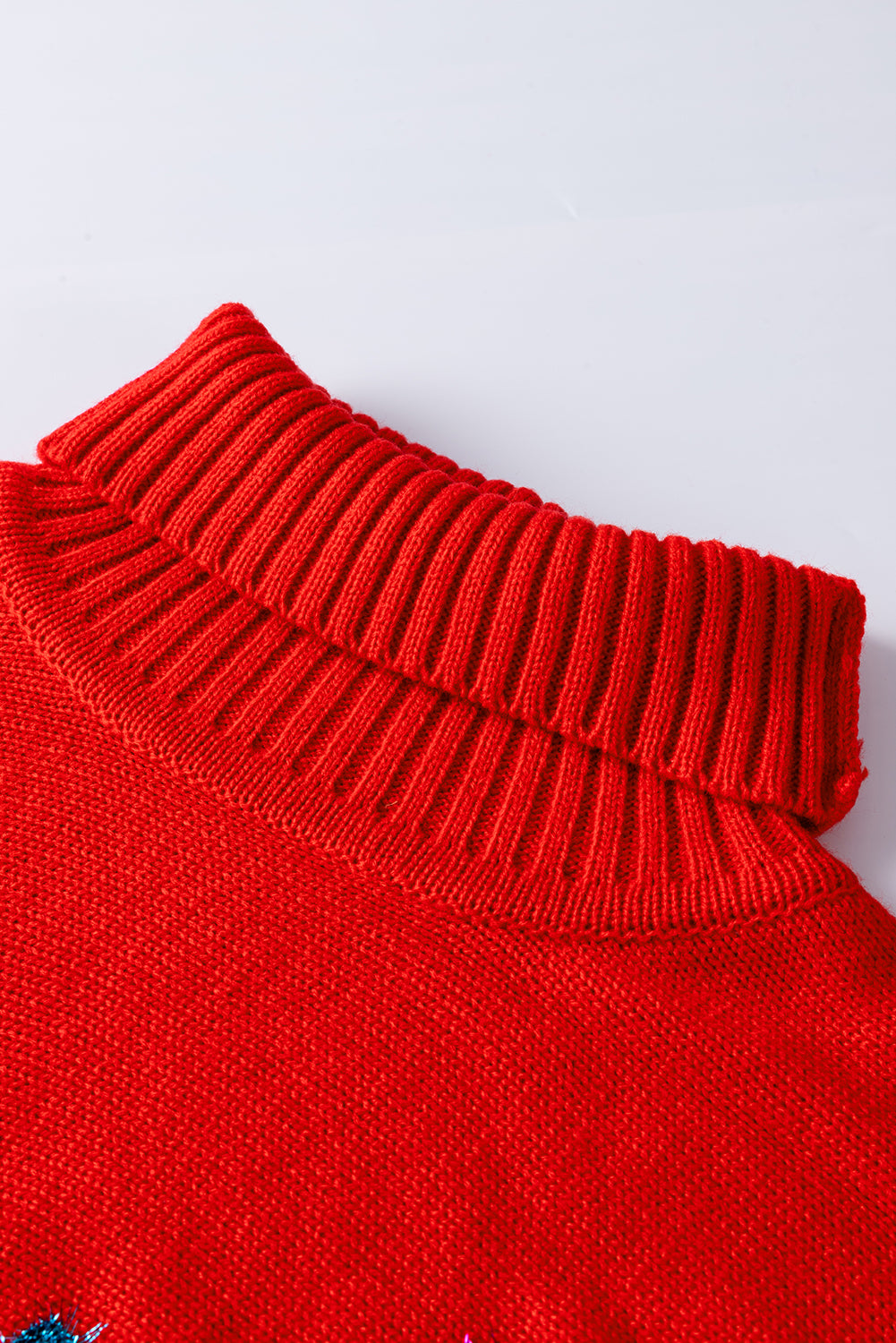 Holly Jolly Tinsel High Neck Sweater