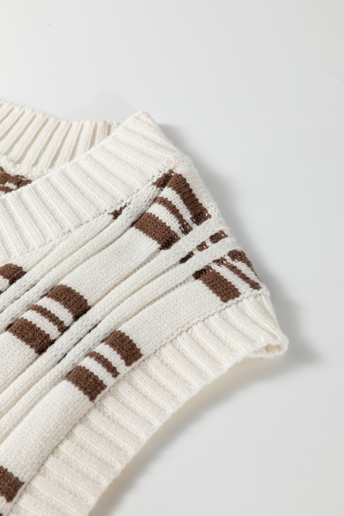 Geo V-Neck Sweater Vest