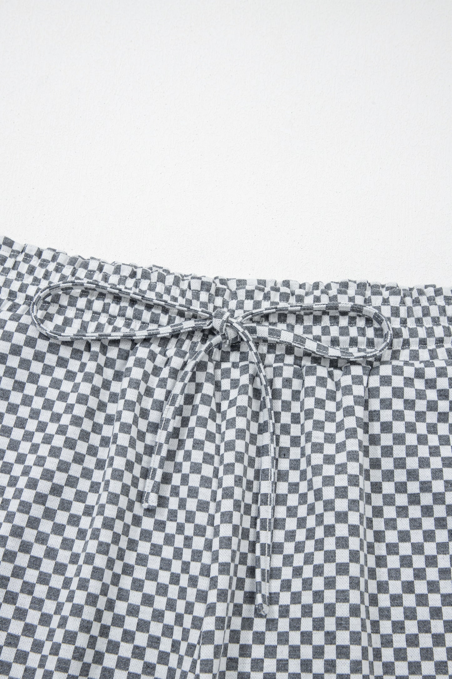 Gray Checkerboard Shorts