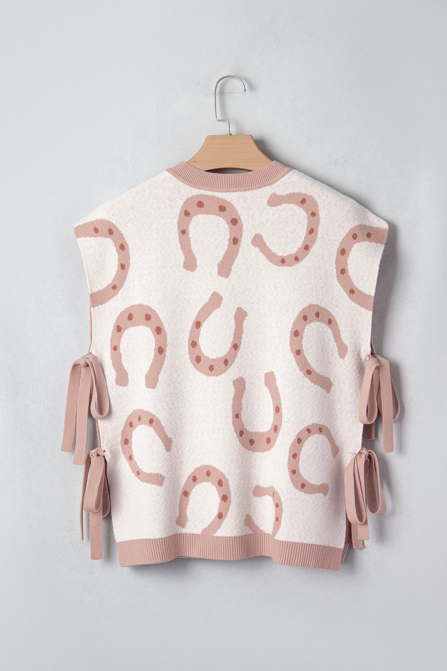 Beige Horse Shoe Knit Tee