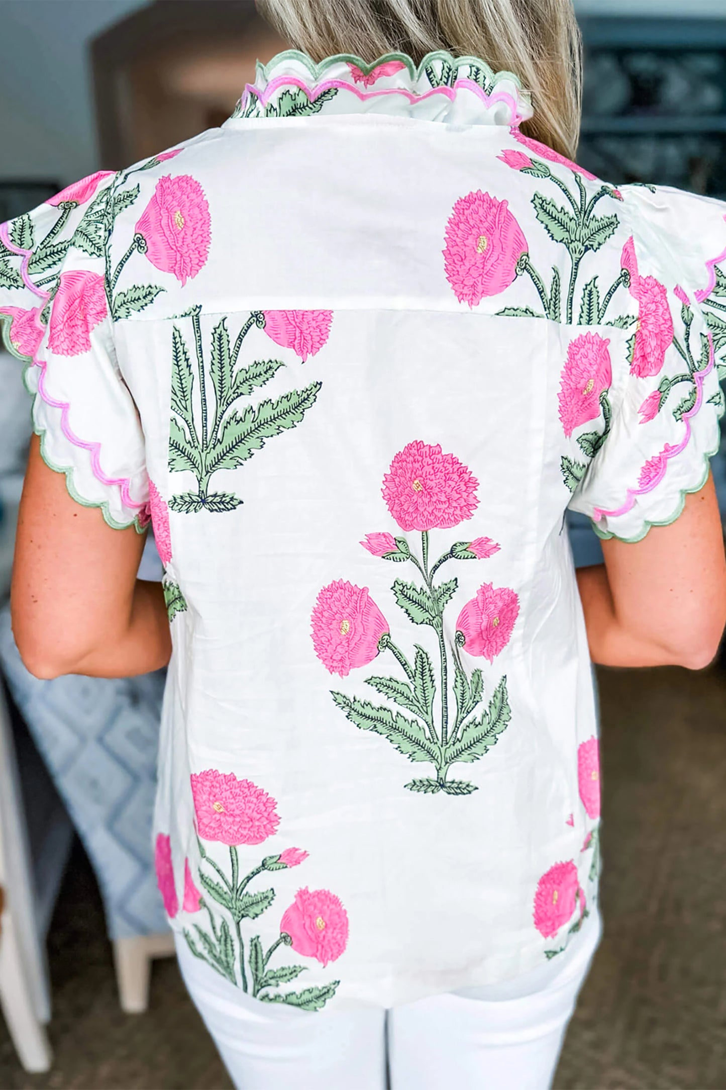 Wildflower Short Sleeve Blouse