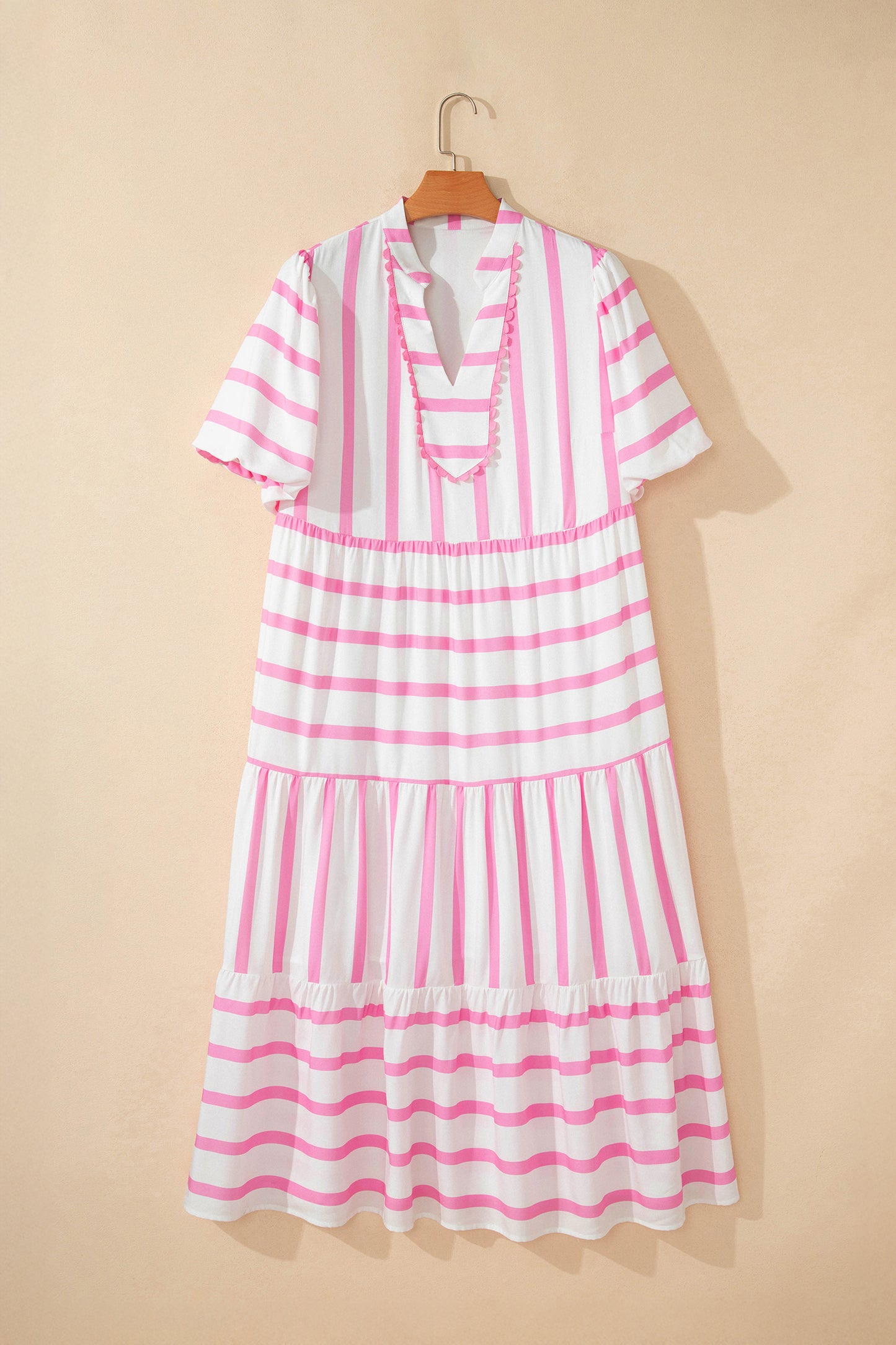 Patty Cake Tiered Maxi Dress in Plus Size