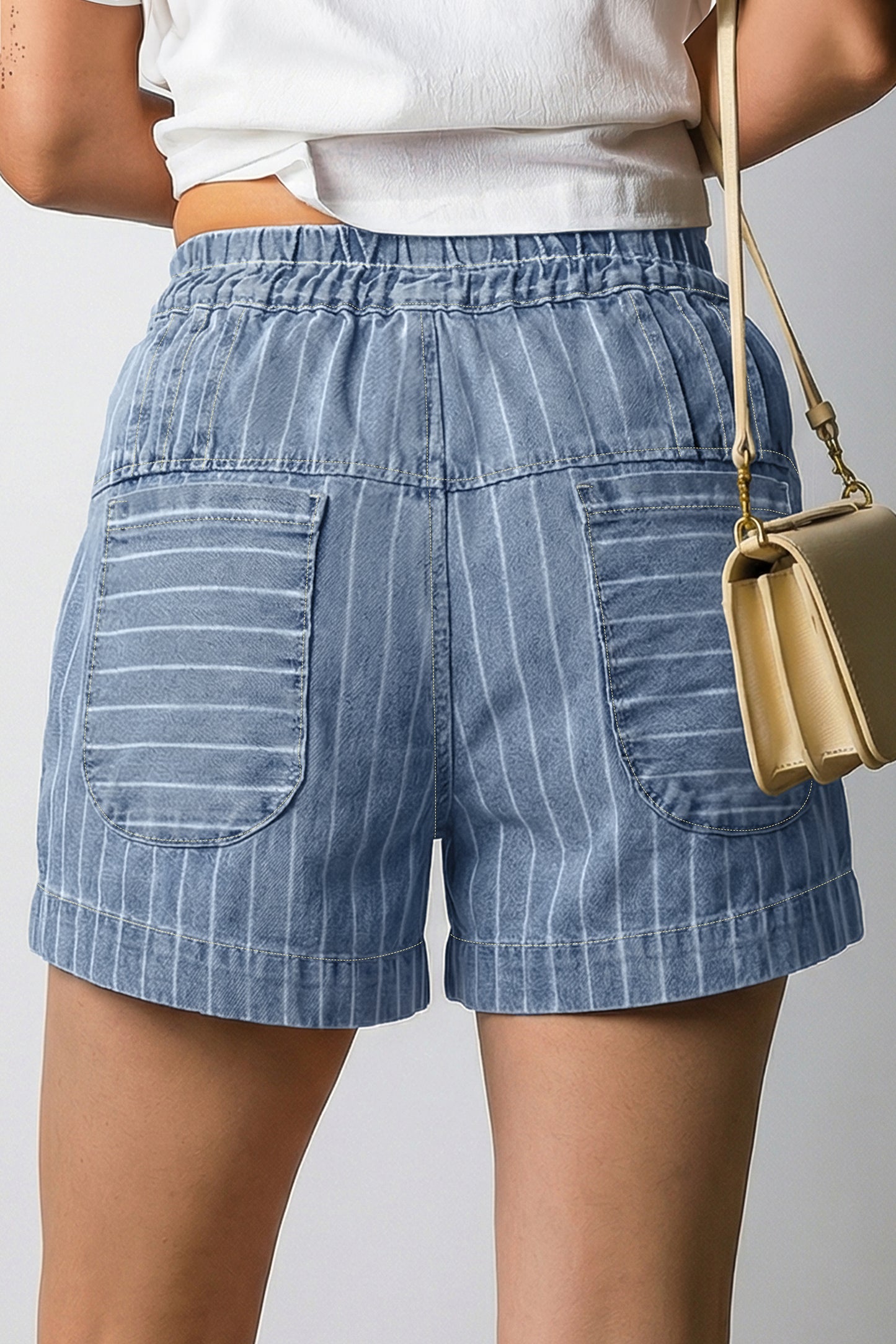 Patty High Waist Denim Shorts