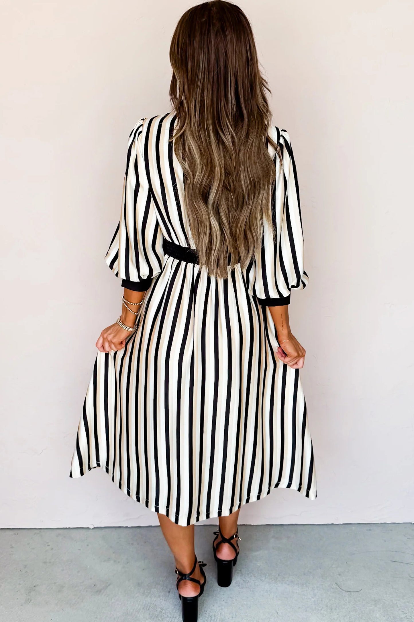 Reputation Button Down Midi Dress