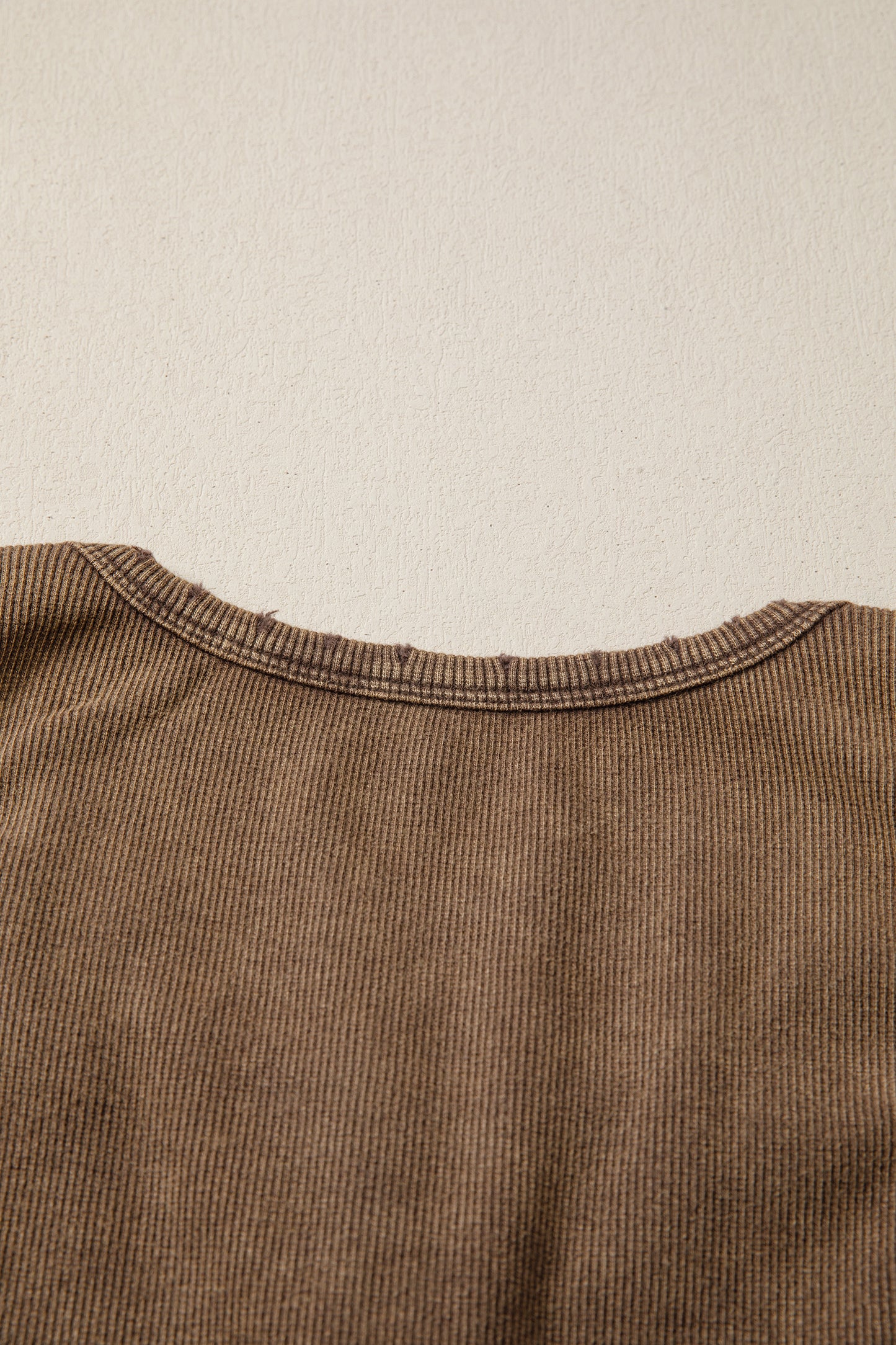 Ribbed Mineral Wash Tank Top