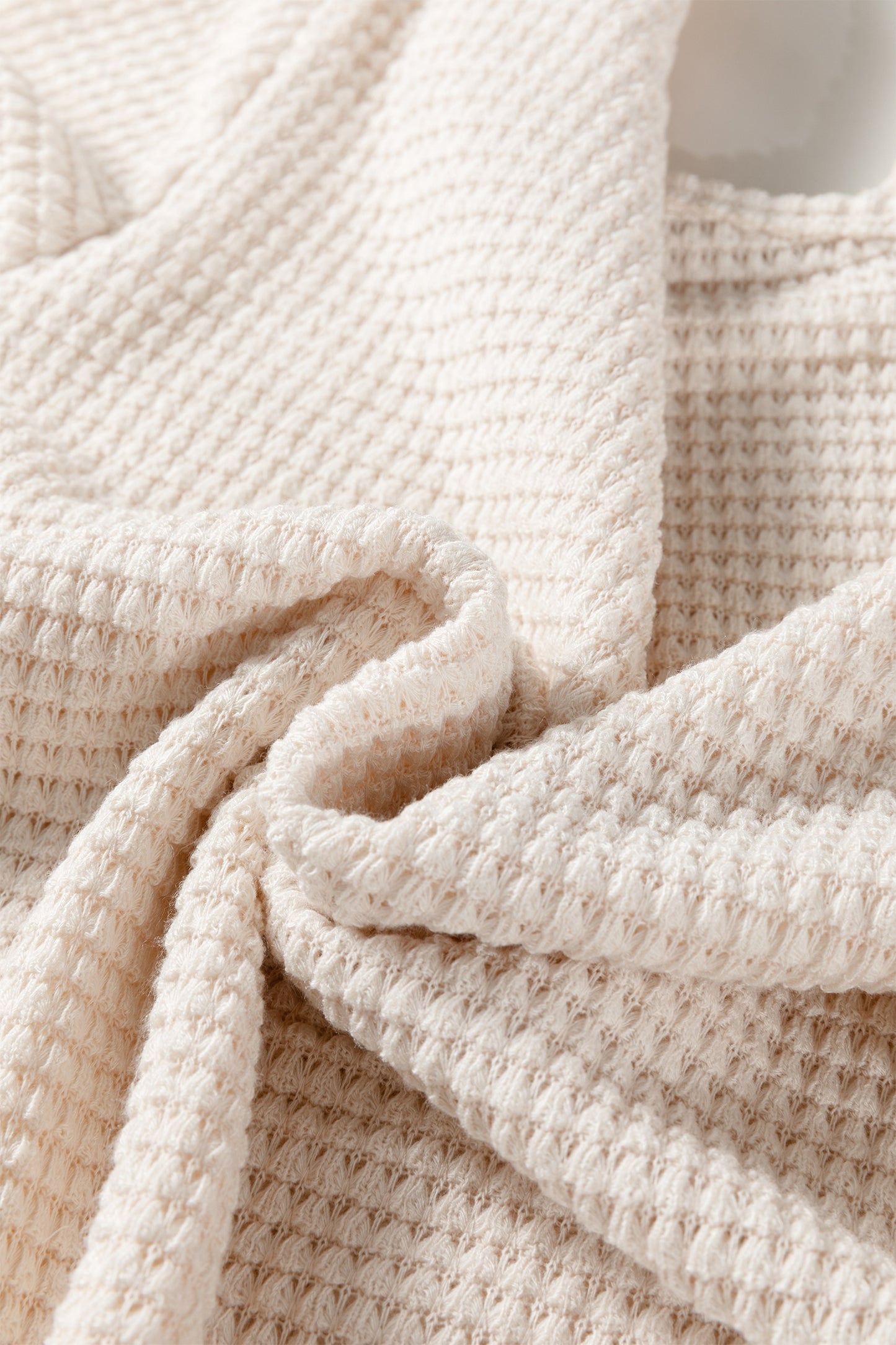 Jet Stream Textured Knit Asymmetric Top