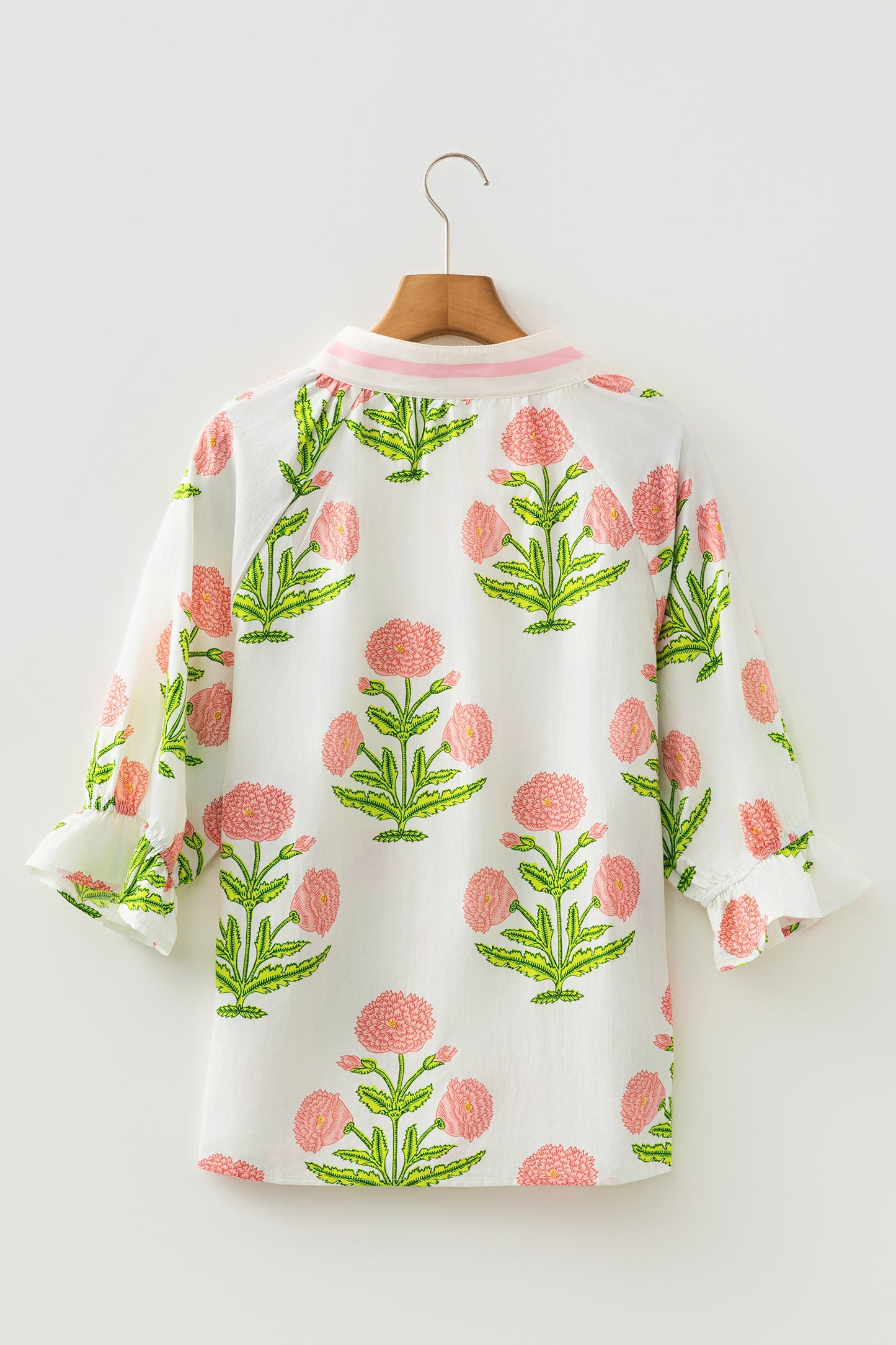 Wild Flower 3/4 Sleeve Blouse