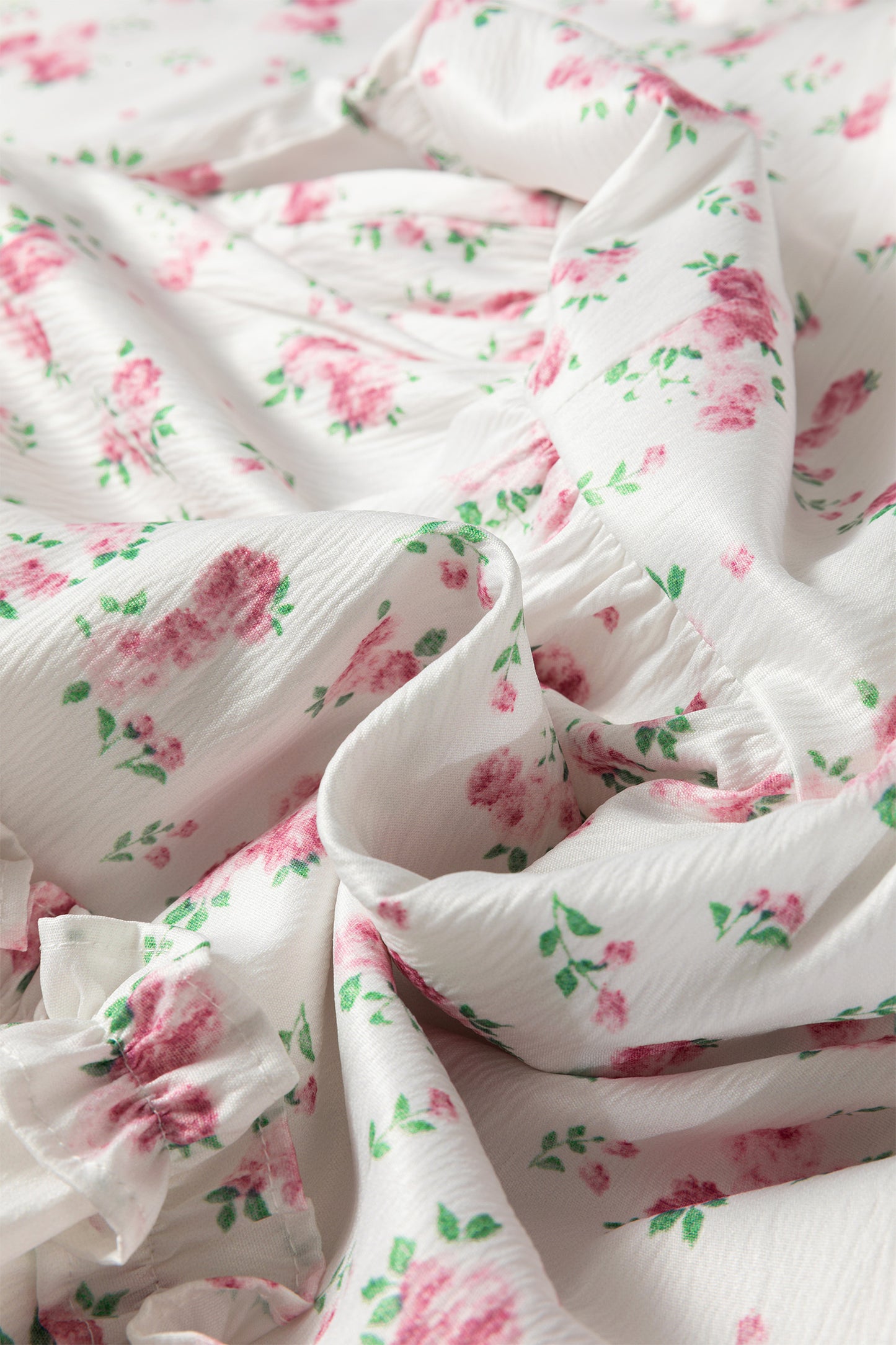 Pink Floral Babydoll Dress