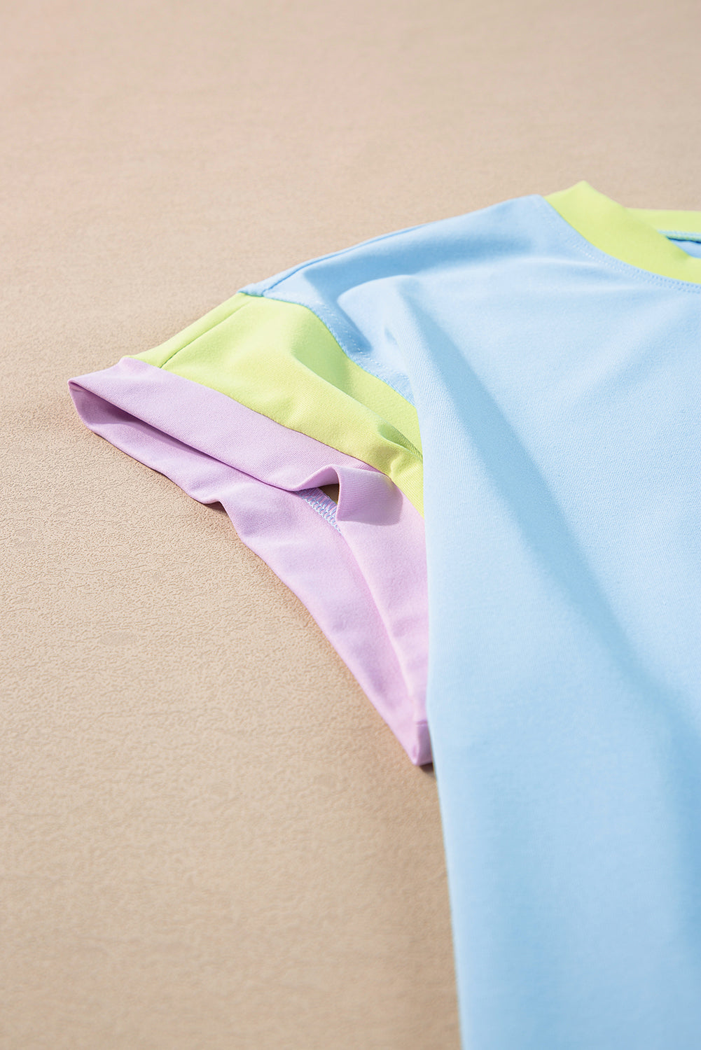 Sky Blue Colorblock 2pc Set