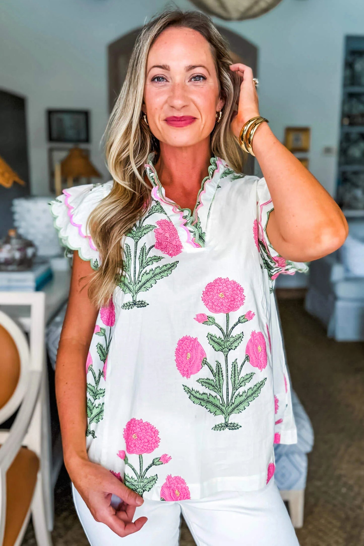 Wildflower Short Sleeve Blouse
