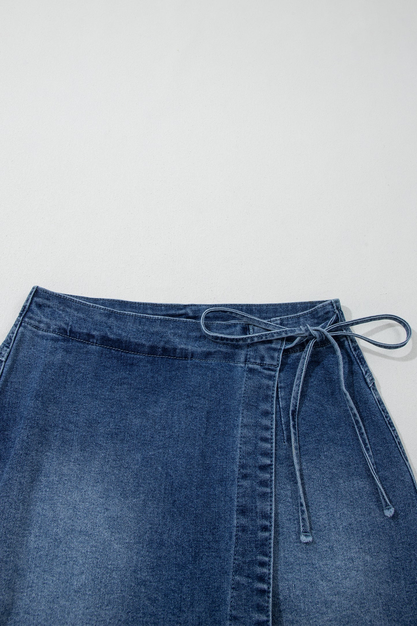 Ashleigh Blue Tie Waist Denim Skort